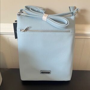 London Fog Sky Blue Crossbody Bag